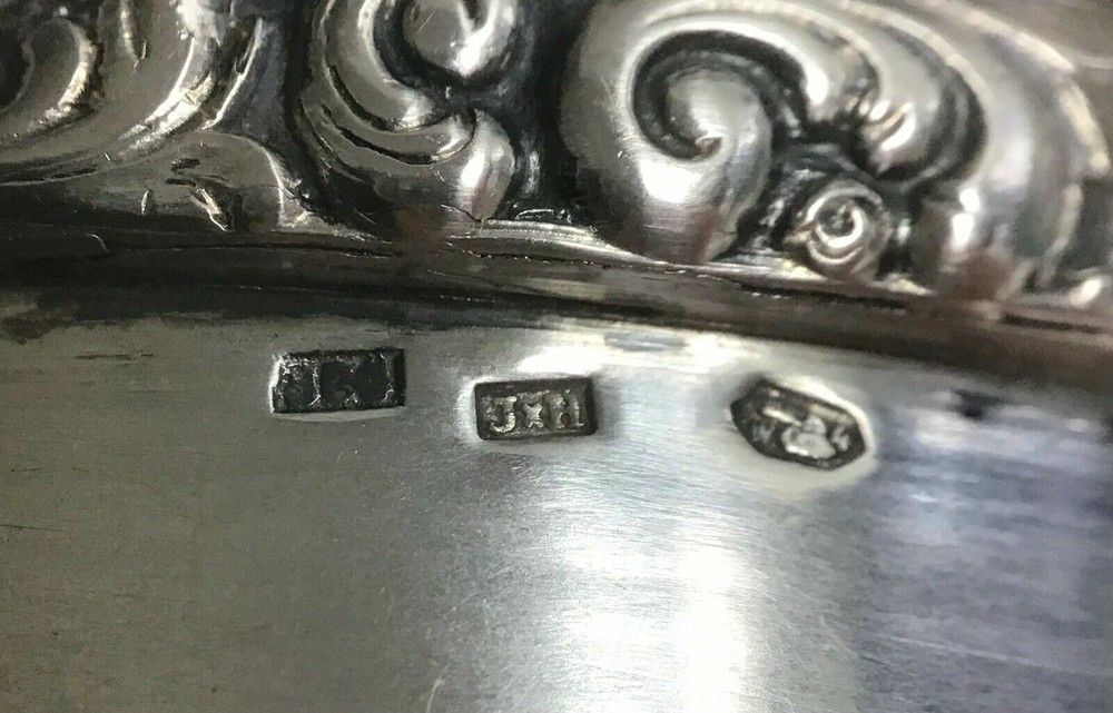 Antique Austrian 800 Silver Napkin Ring “Doris” name engraving