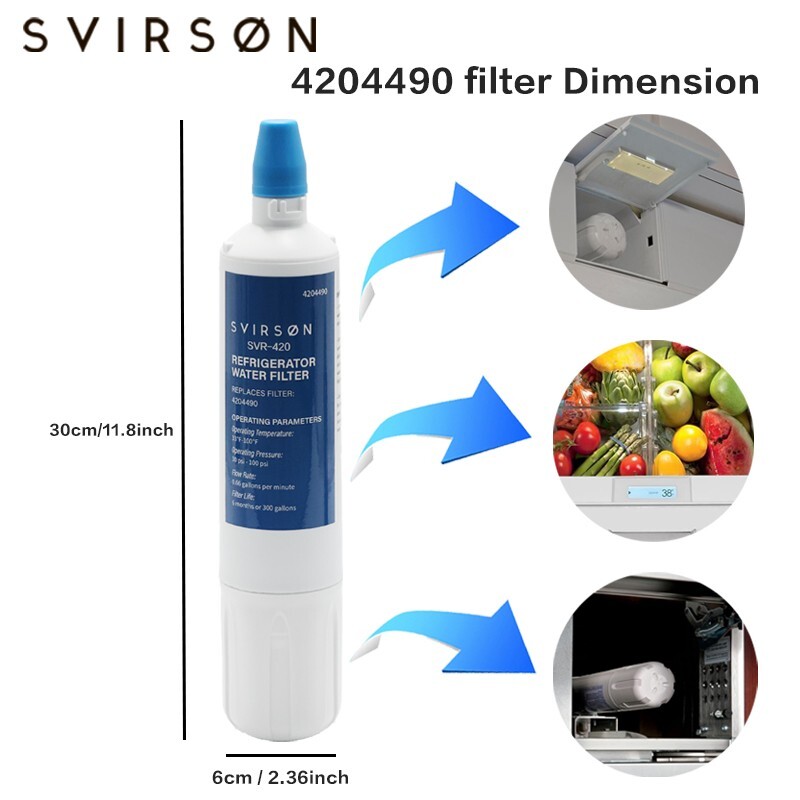 Sub-Zero 4204490 Water Filter and Air Cartridge-7042798 Combo Pack