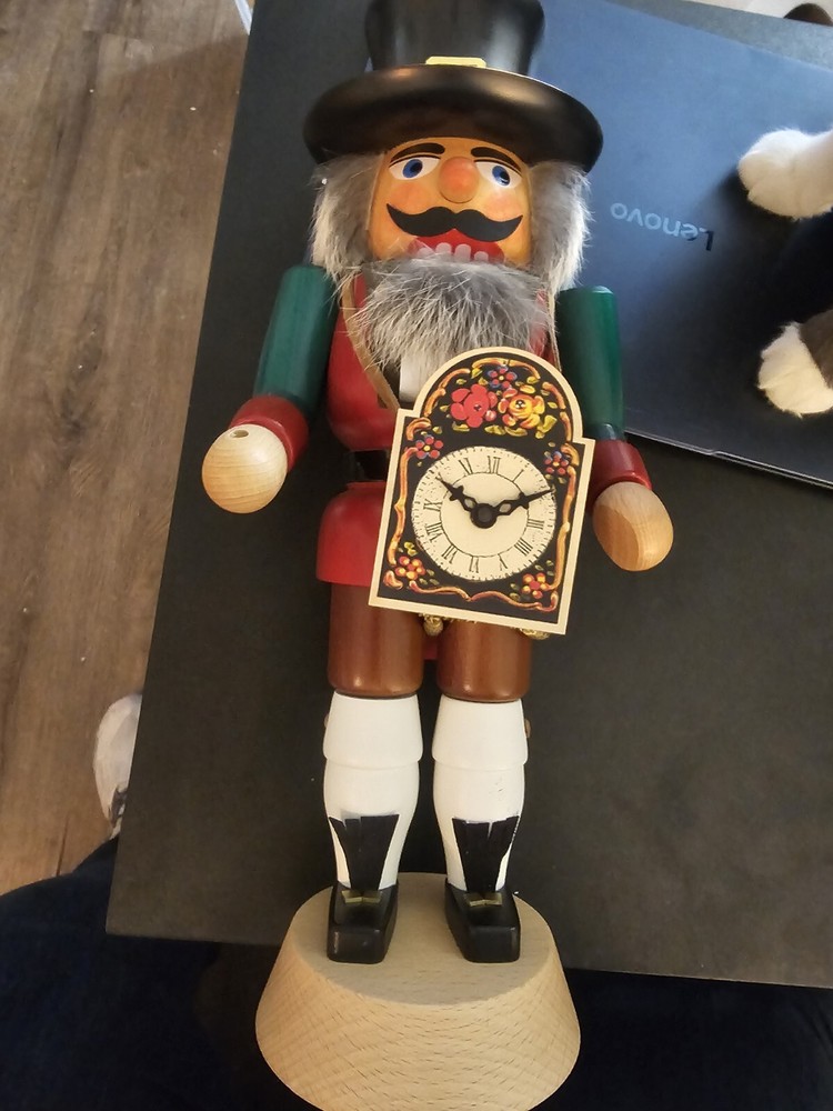 Straco GMBH Town Crier Nutcracker Rare Made in Germany- Missing Staff