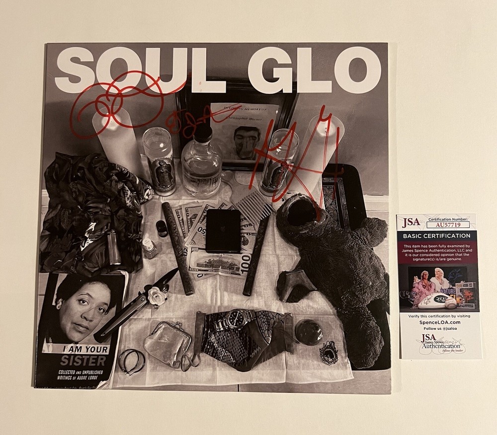 SOUL GLO SIGNED DIASPORA PROBLEMS VINYL RECORD JSA COA