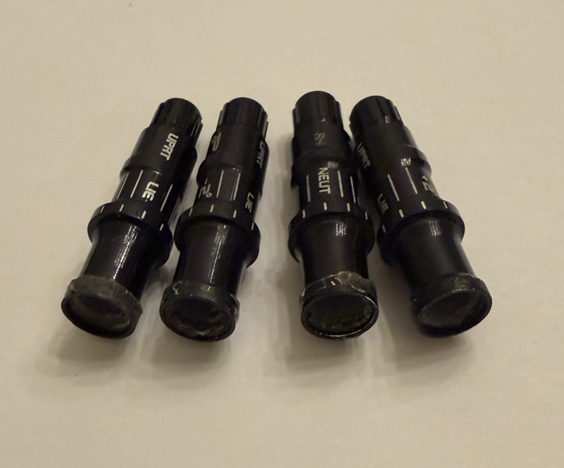 TaylorMade OEM DRIVER FAIRWAY .335 +-2° TP ADAPTER 4-Pack Professionally Pulled