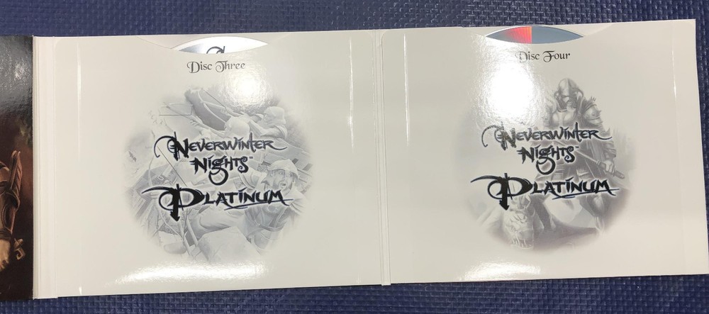 Neverwinter Nights Platinum PC CD-ROM Game 4 Discs