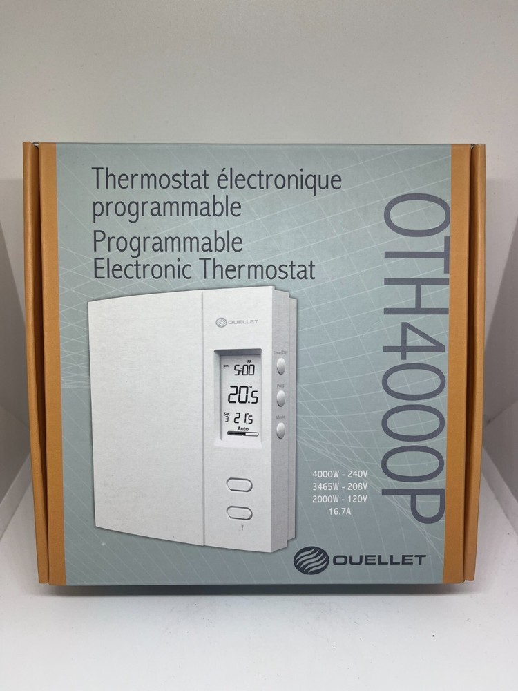 OUELLET OTH4000P Programmable Electronic Thermostat - New