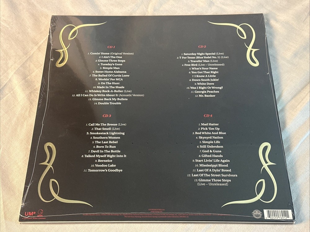 Fyfty by Lynyrd Skynyrd (4 CD Set, 2023)