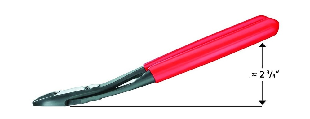 8 Inch High Leverage Angled Diagonal Cutters, for Cutting Wire & Cable