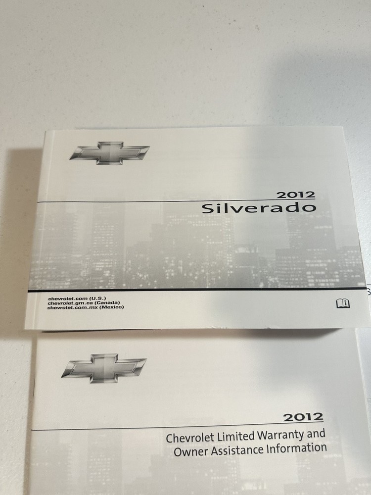 2012 Chevrolet Silverado Owners Manual Set