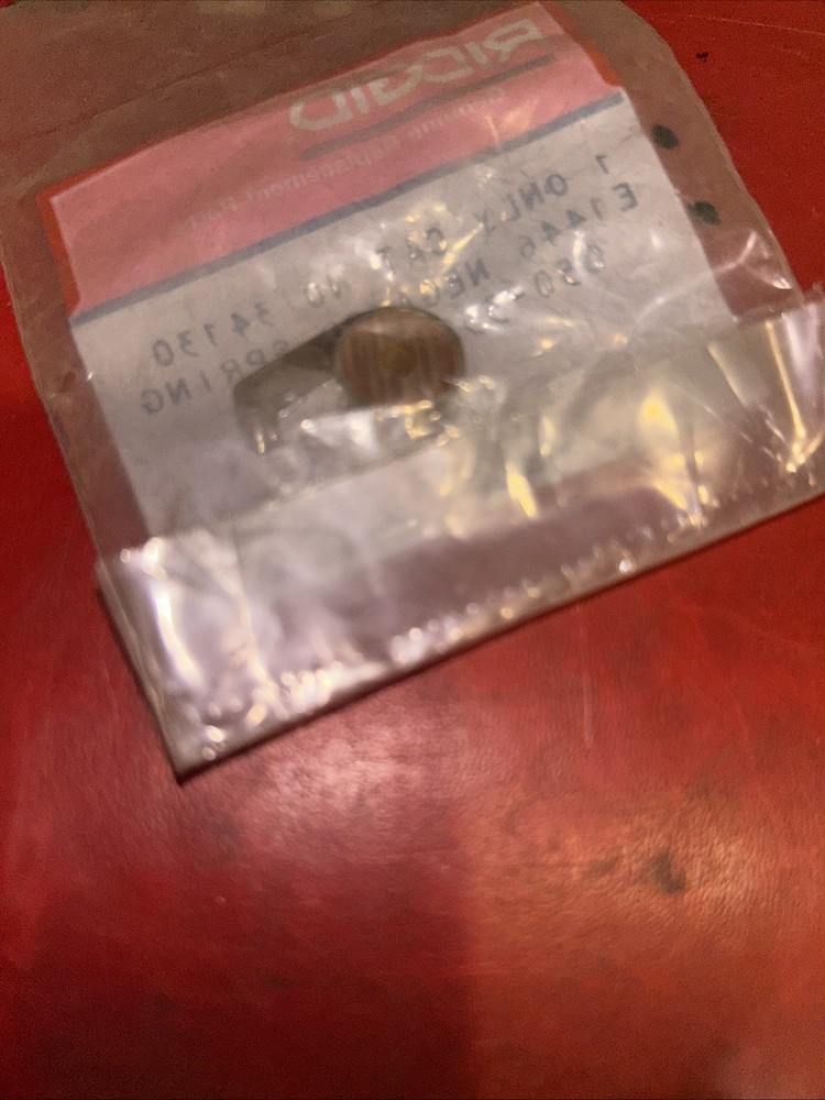 Ridgid Neg Spring Part Number 34130. E1446