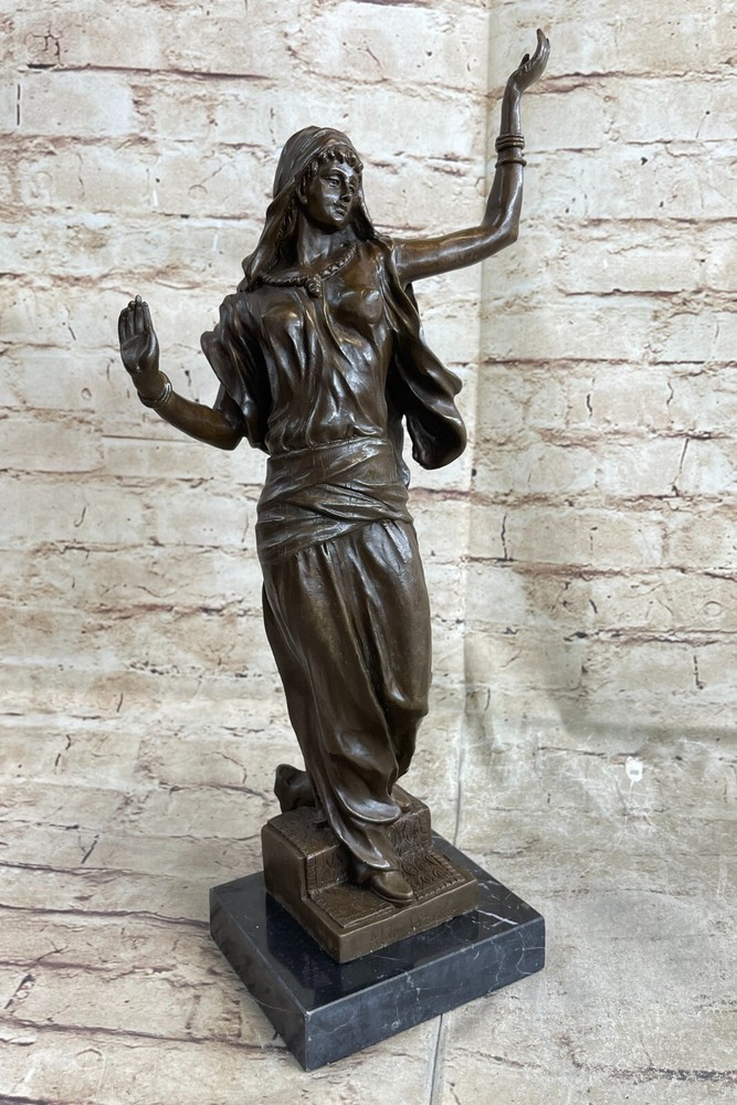 Persian Middle Eastern Dancer 100% Genuine Bronze Lost Wax Method