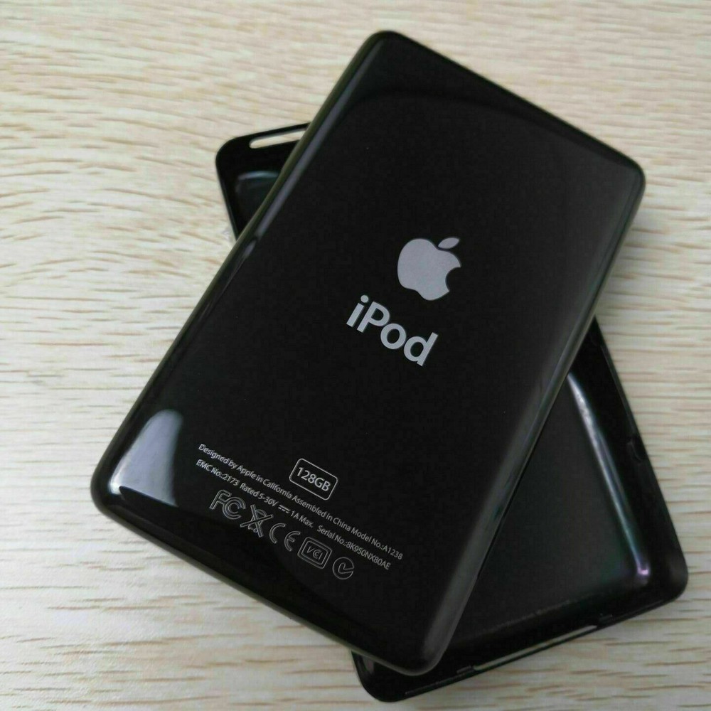 Black Back Housing Cover Case for iPod Classic6th/7th Video 5/5.5th Thin/Thick