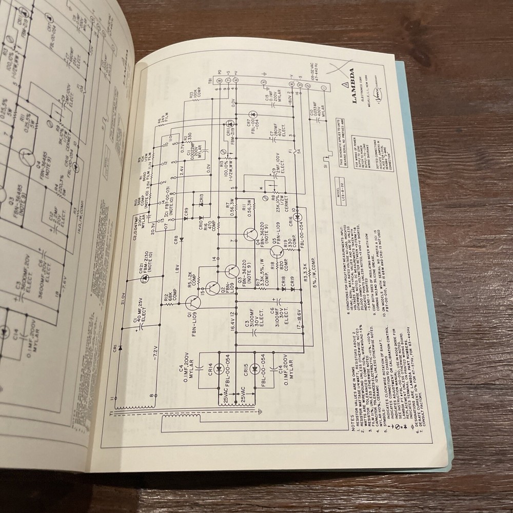 Lambda LCS-B Series Regulated Power Supply Prefixes A&B Instruction Manual