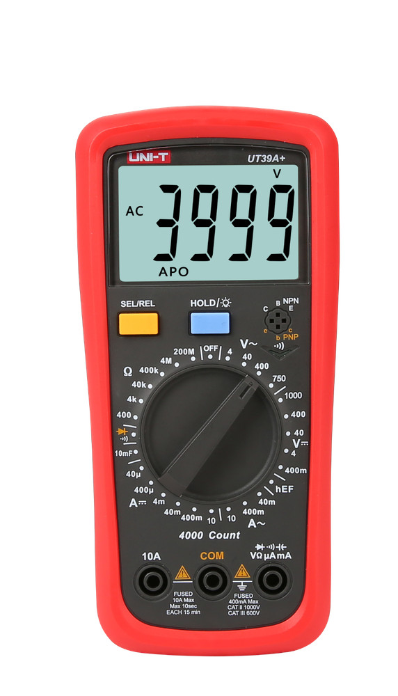 UNI-T UT39A+ Modern Digital Multimeter High Voltage Protection