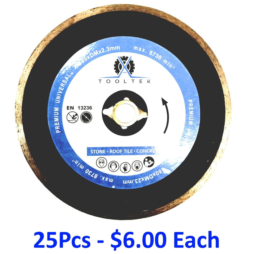 7" Tile Diamond Saw Blade [25pcs for $6.00 Each]