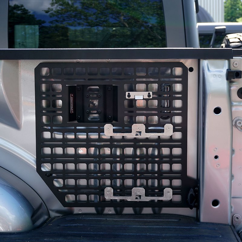 BuiltRight Industries 201102 Molle Cargo Panel Tool Box Bracket; Use To Mount Mi