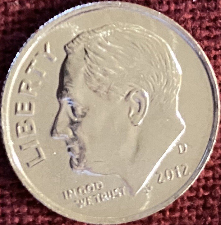 2012-D BU Roosevelt Dime From OBW