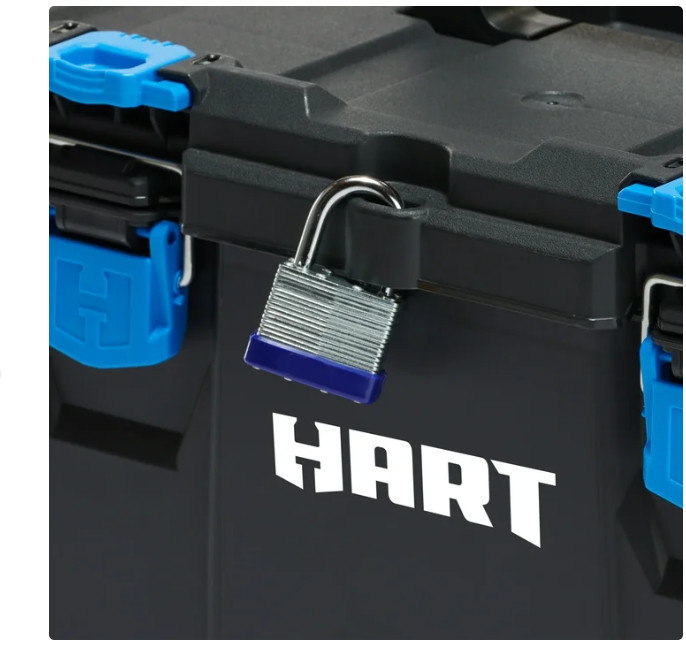 HART Stack System, Mobile Tool Storage and Organization, Black & Blue NEW US