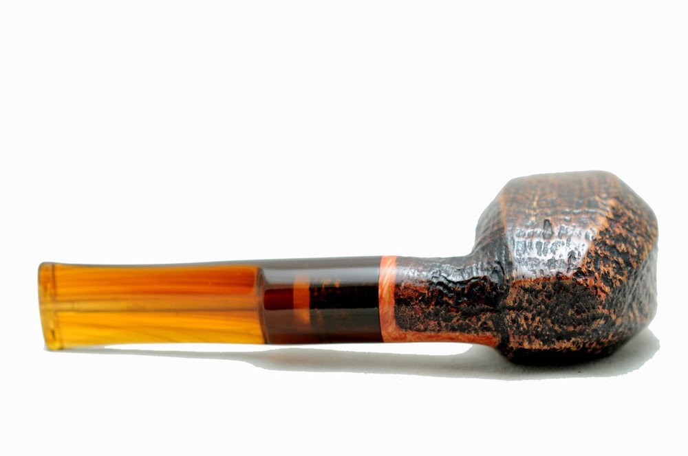 Brand new briar pipe PARONELLI octagonal sandblast handmade