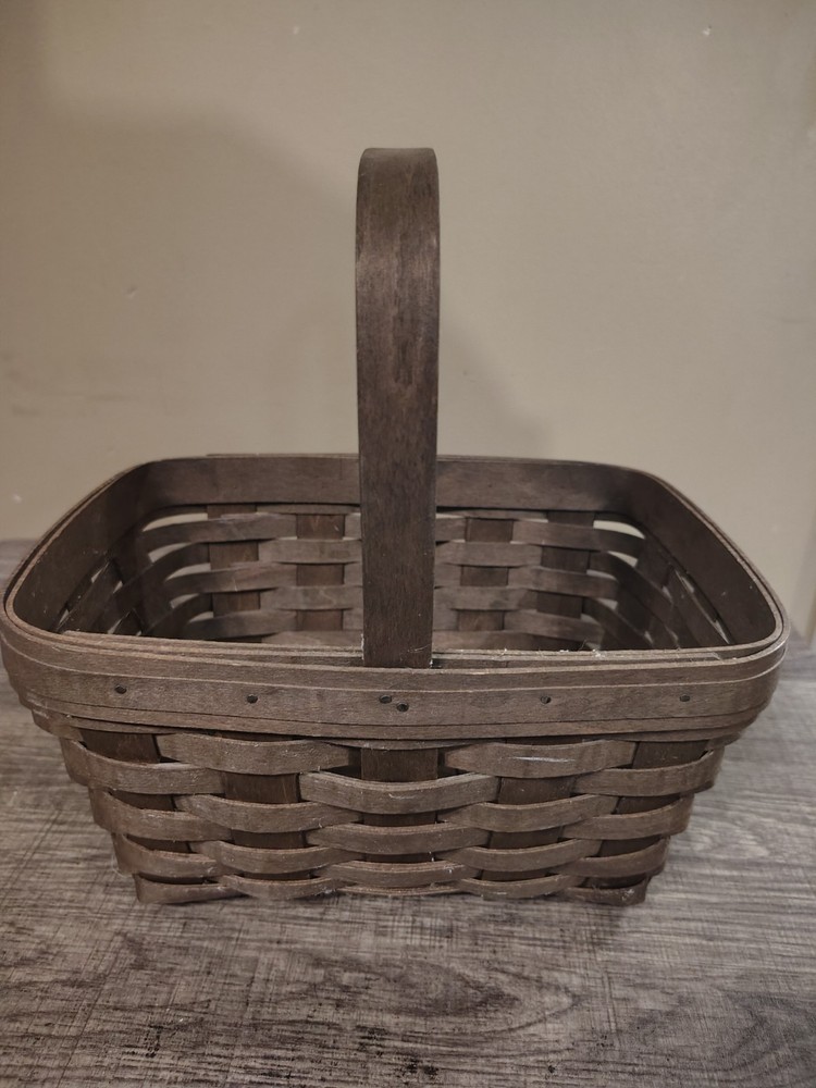 Longaberger 1994 Rectangle Basket With Fixed Handle