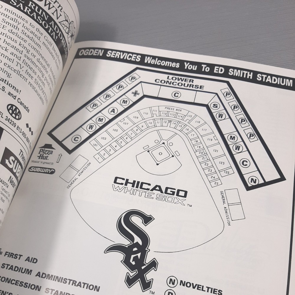 1994 Chicago White Sox Spring Training MLB Baseball Program with Michael Jordan