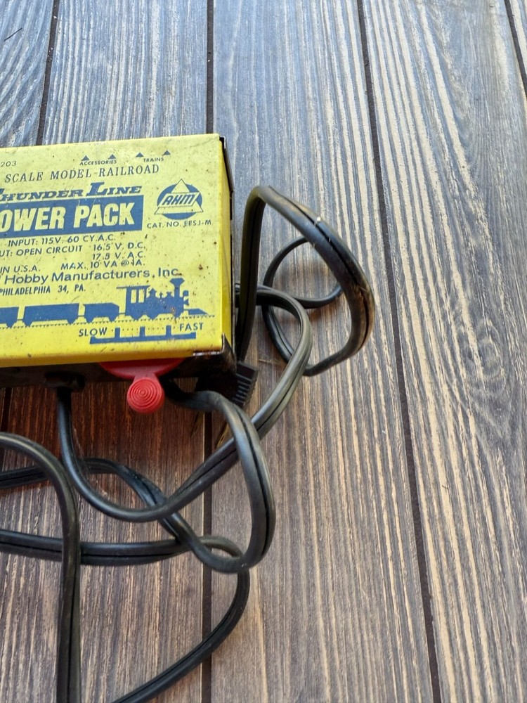 Ahm Thunder Line Ho Scale Model Railroad Power Pack Model 70203