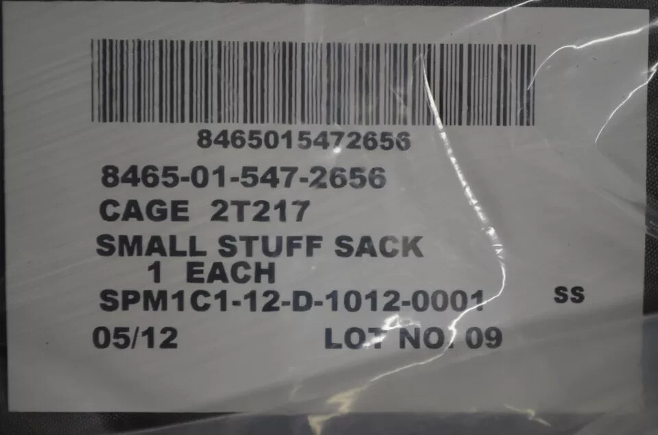 USGI, SMALL COMPRESSION STUFF SACK, Foliage Green/Grey
