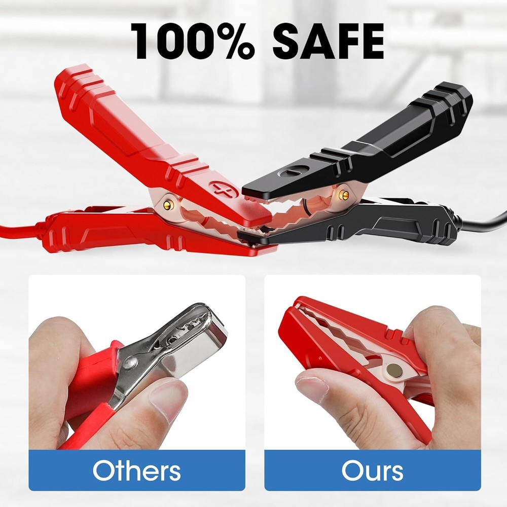 12V-24V 100~2000CCA Car Auto Battery Tester Load Drop Charging System Analyzer