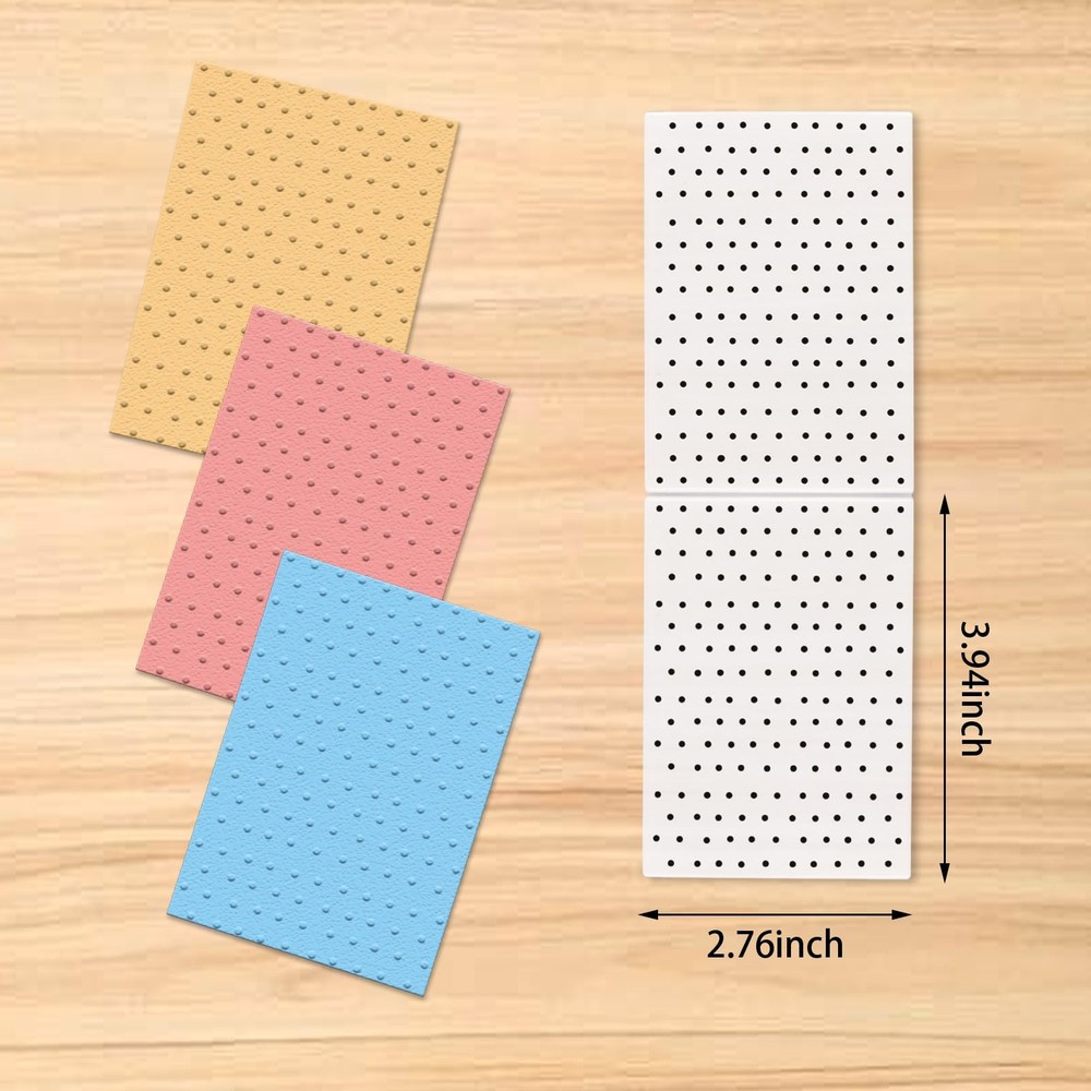 Mini Dots Background Embossing Folder, Plastic Textured Impressions Regular P...