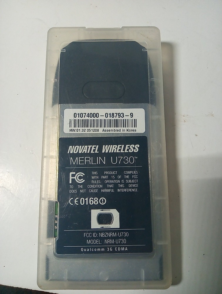 Cingular 3g PC Card Modem. U730 Merlin Never Used