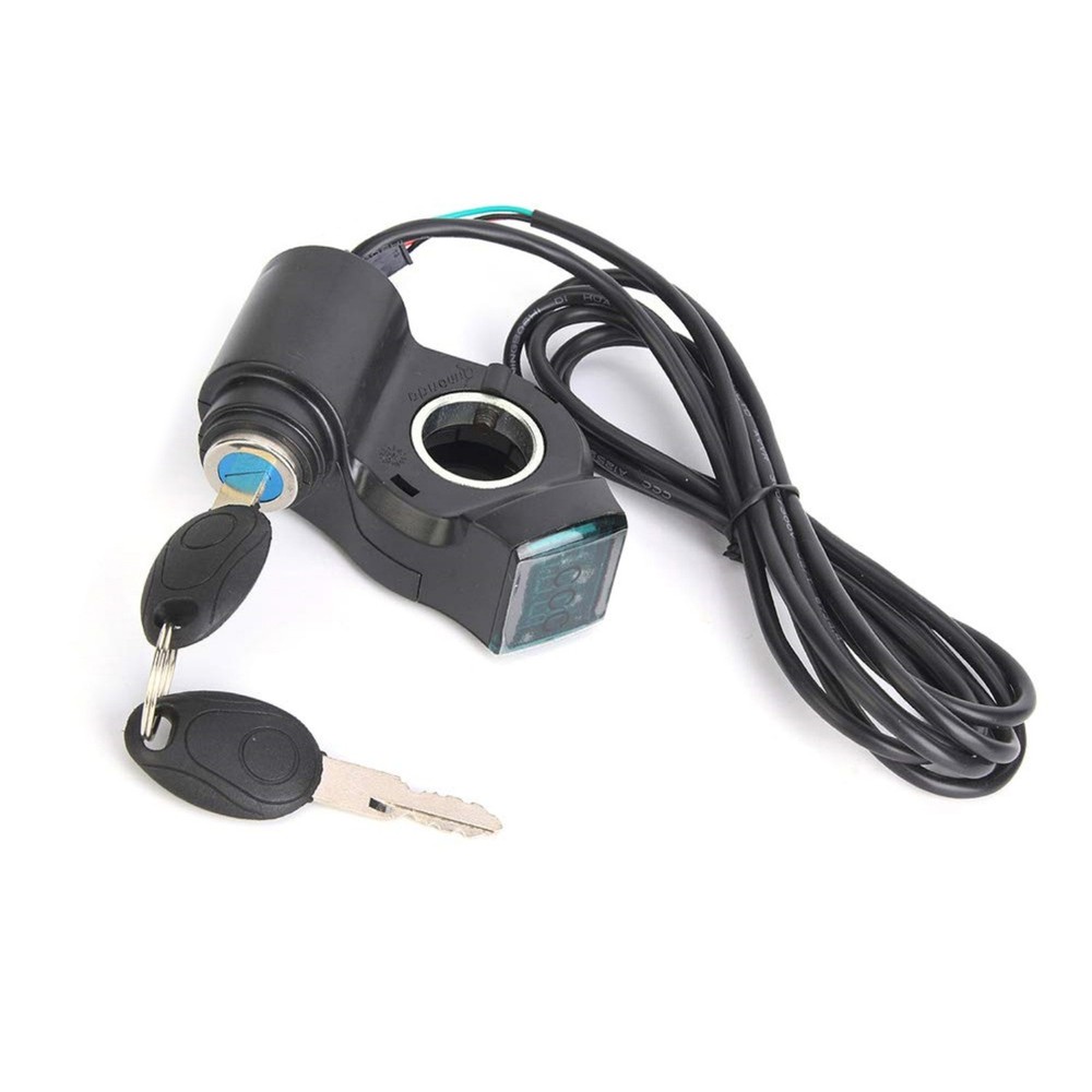 High Quality E-Bike Throttle Control Switch with Voltage Display and Key Lock