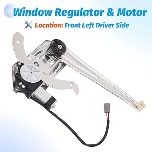 Power Window Regulator With Motor Compatible with Ford Front Left Driver Side