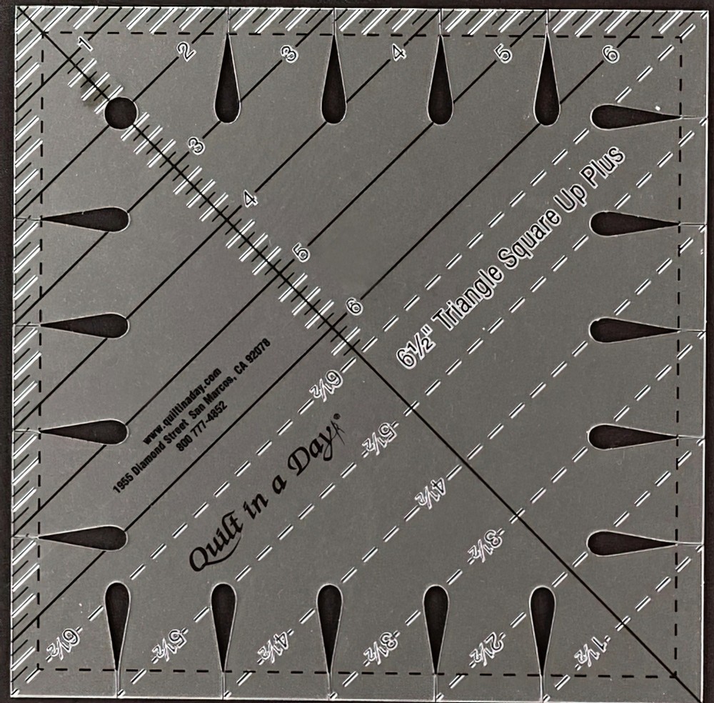 6 1/2 Triangle Square Up PLUS  by Quilt in a Day