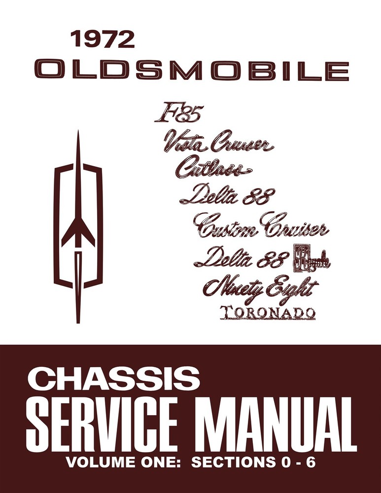 1972 Oldsmobile Chassis Service Manual