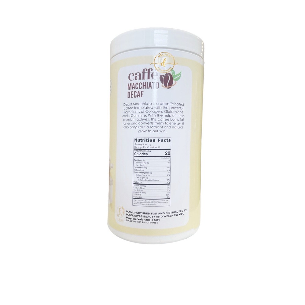 Luxe Slim Half Kilo DECAF Caffe Macchiato