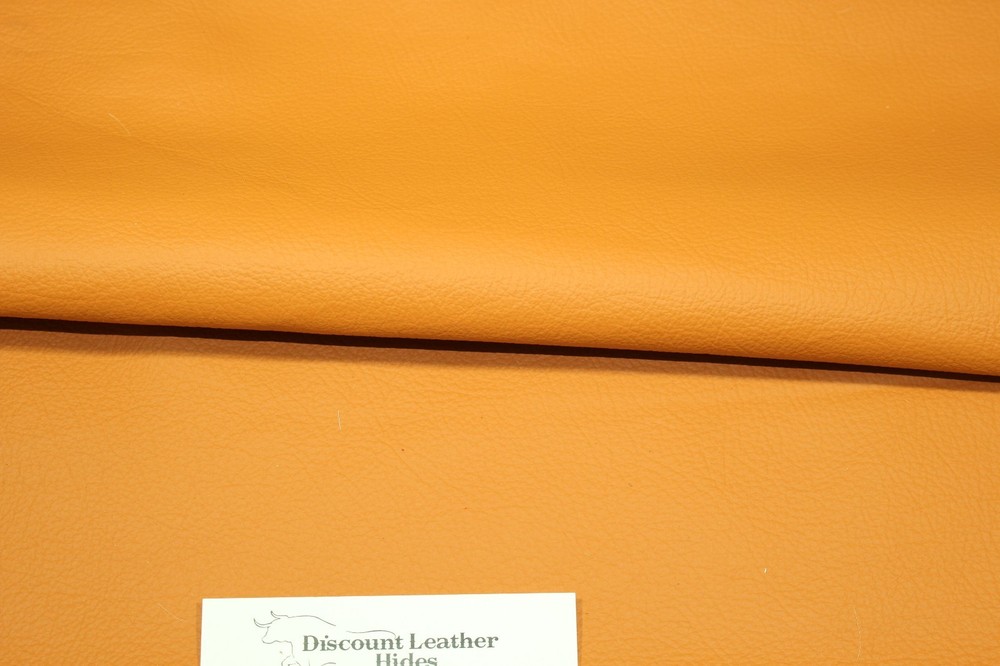 Orange Craft Leather Piece Approx. 5" by 8" AB 15