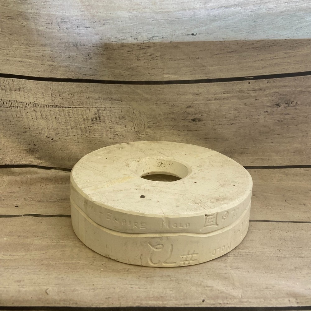 Vintage 1977 Gemini Ceramic Casting Mold Flower Disk #72