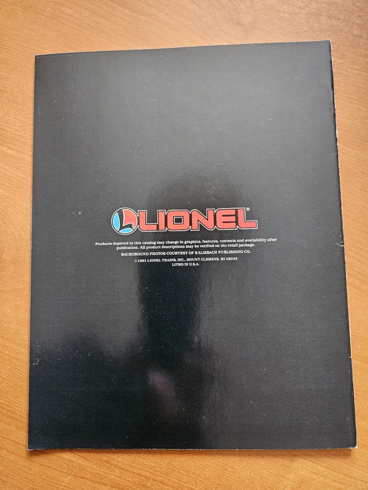 Lionel Trains 1992 Book One Catalog