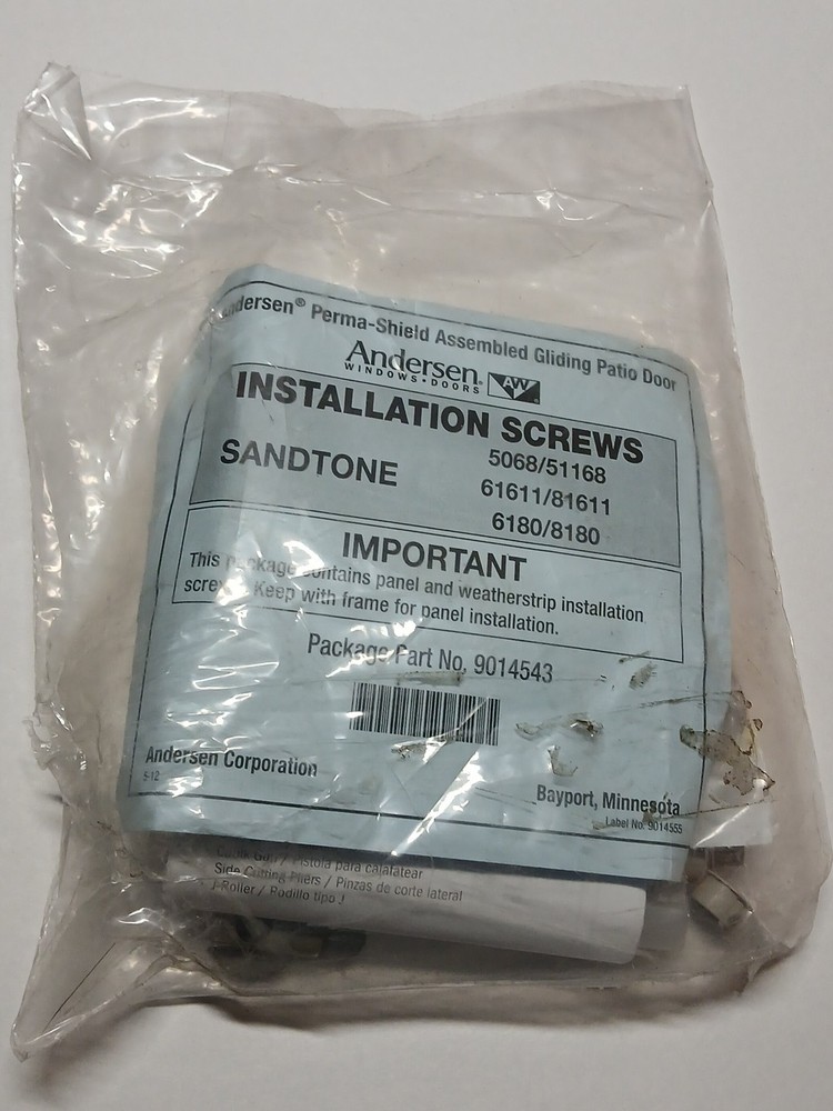 Anderson Window Patio Door Hardware Pack