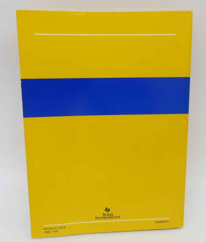 Programmable Logic Data Book 1988 Texas Instruments SDZD001C