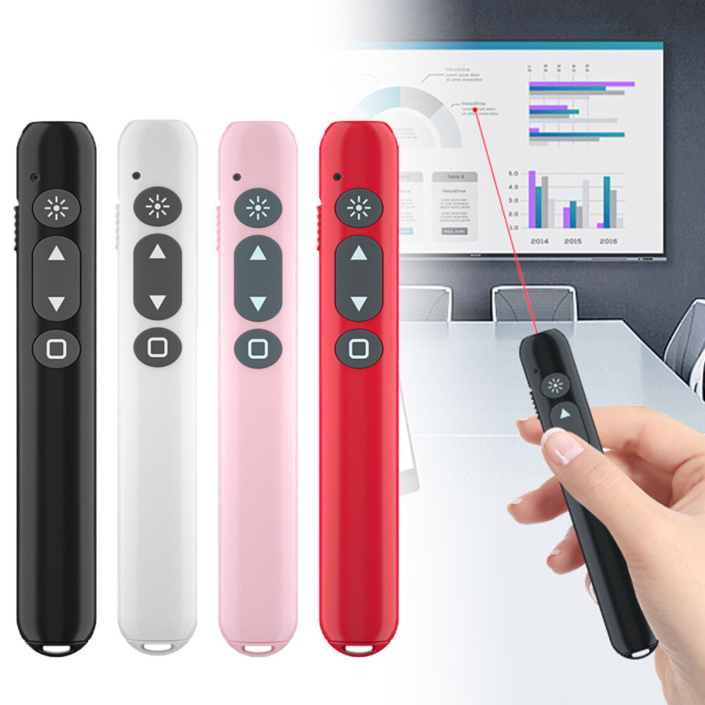 Power Point Remote Wireless USB PPT Presenter Laser Pointer Clicker JQ