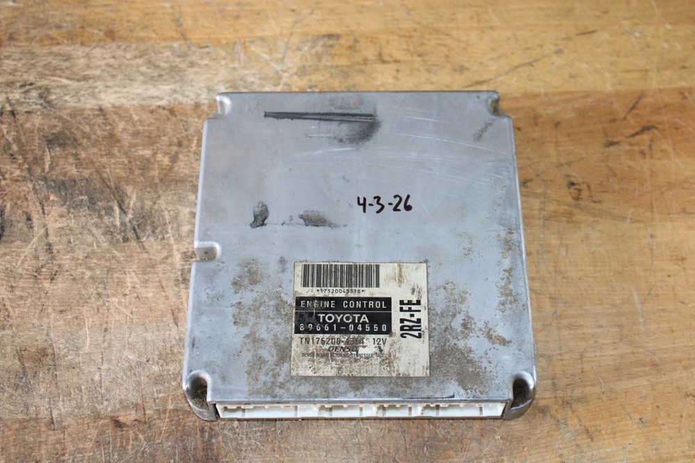 2000 TOYOTA TACOMA 2.4L ENGINE ECM ELECTRONIC CONTROL MODULE ASSEMBLY