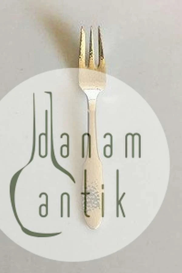 Georg Jensen Silver plate Mermaid Cake Fork