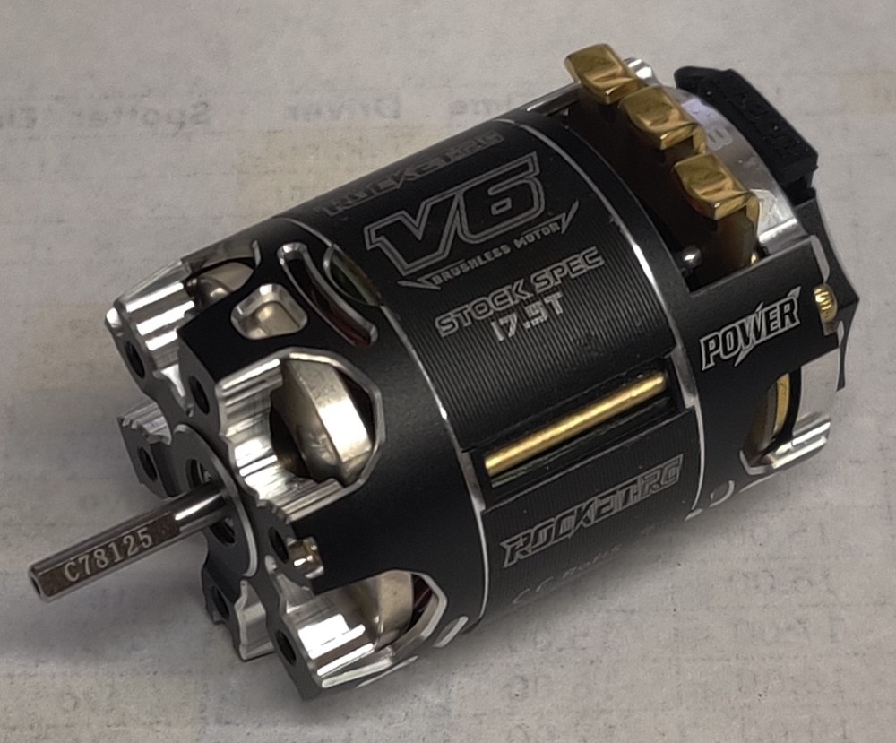 Rocket RC V6 17.5T spec motor