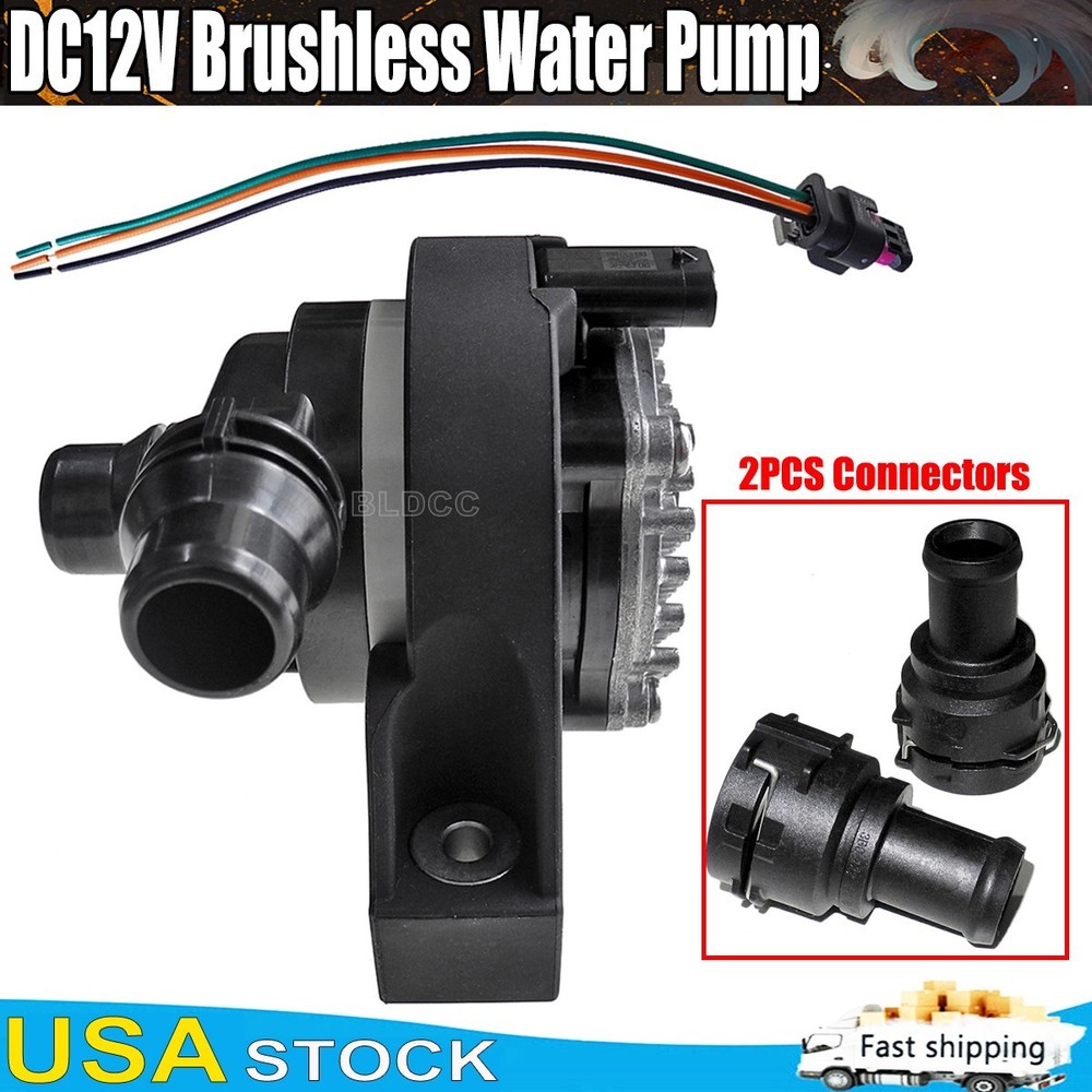 DC12V Brushless Water Pump 60W 40L/M High-flow Engine Auxiliary Circulation Pump