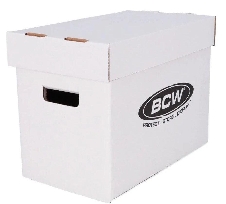 (2x) BCW Magazine Storage Box- Corrugated Cardboard Storage Box