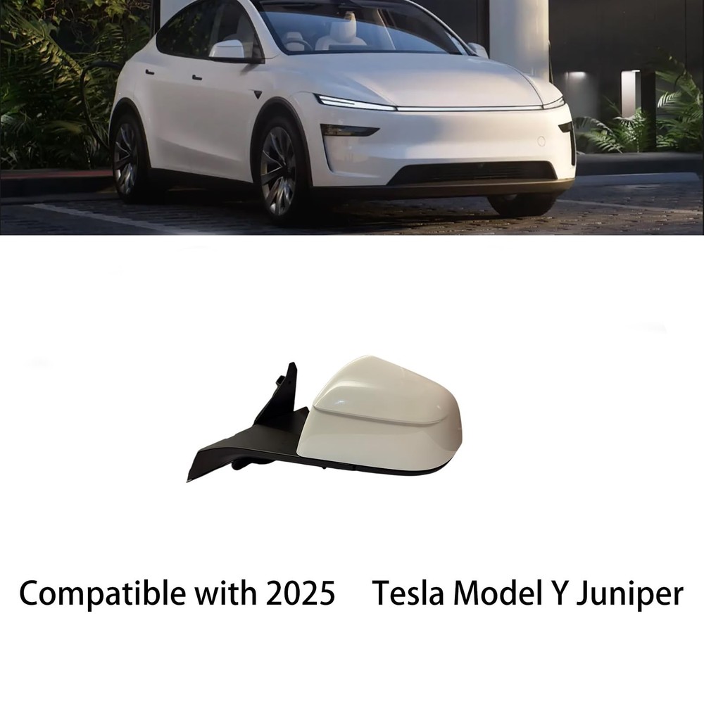 Tesla Compatible with Model Y Juniper Driver Side View Mirror Assembly 2025 L...