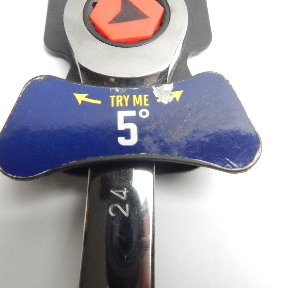 Gearhead 24mm ratcheting combination wrench
