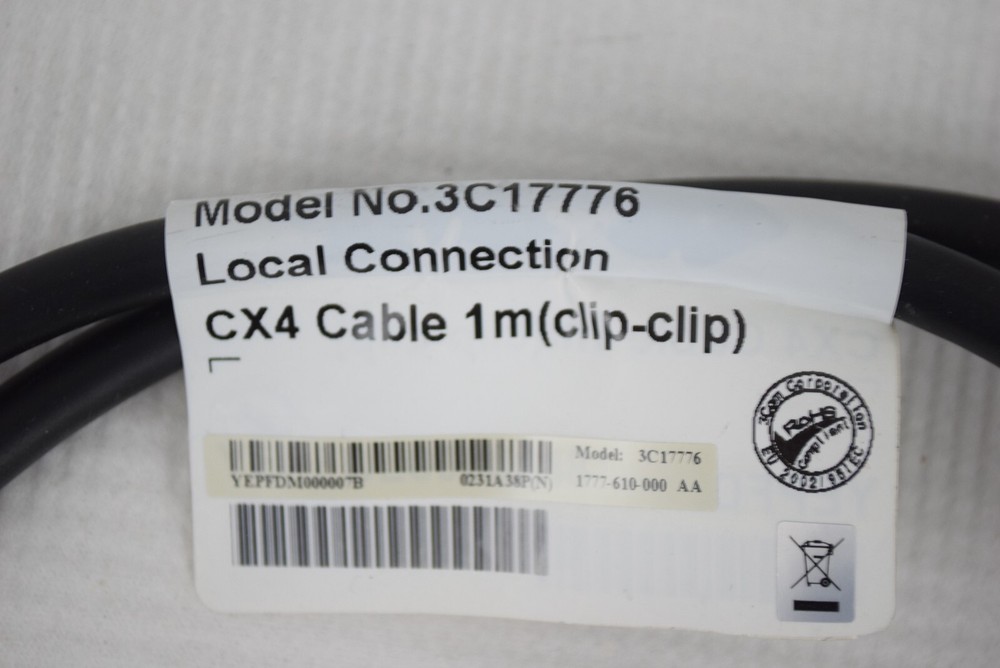 3Com 3C17776 Foxconn Local Connection CX4 Cable 1m