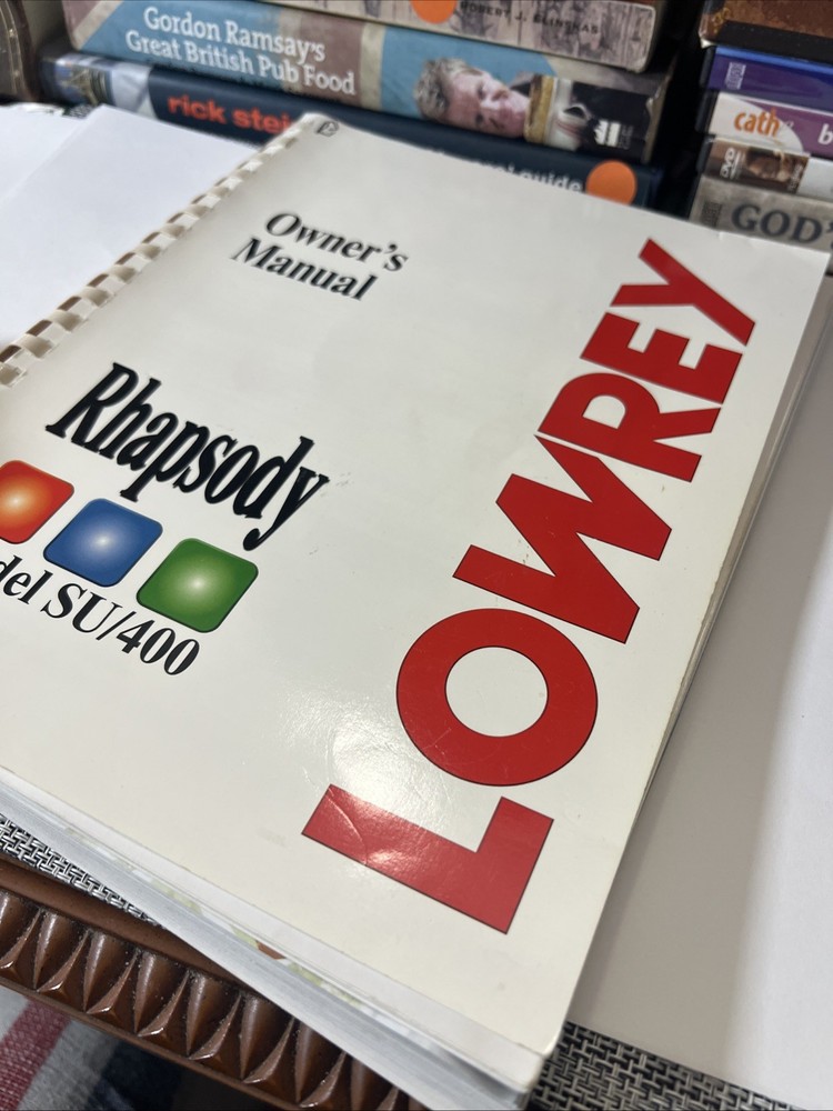 Lowrey Rhapsody SU-400 Owners Manual