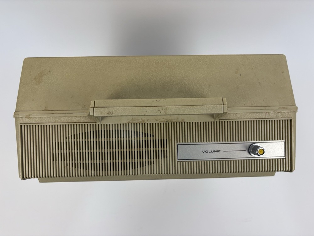 Vintage General Electric Portable Record Player, Solid State Automatic 4-Speed