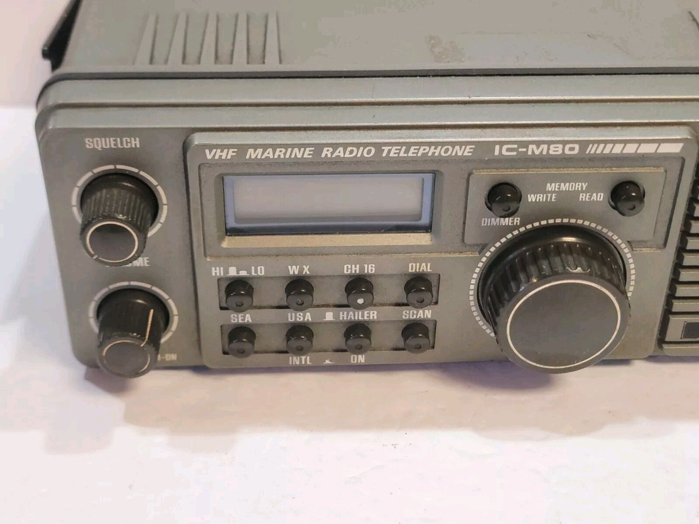 Icom VHF Marine Transceiver IC-M80 Untested