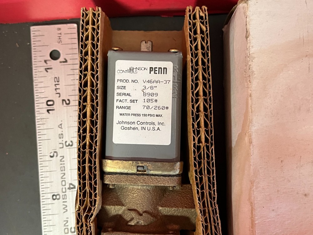 JOHNSON CONTROLS V46AA-37C- 3/8" WATER REGULATING VALVE